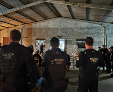 PCPR cumpre 32 mandados contra o tráfico e comércio ilegal de armas nos Campos Gerais