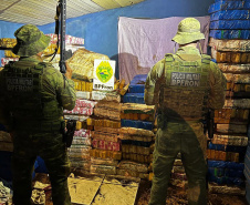 PMPR apreende 4,1 toneladas de maconha em Toledo e Umuarama