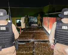 PMPR apreende 4,1 toneladas de maconha em Toledo e Umuarama