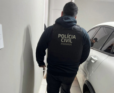 PCPR cumpre mandados de busca e apreensão contra suspeito de golpes de compra e venda de terrenos em Cascavel