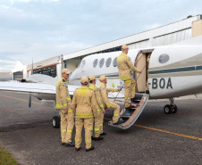 Integração de forças: Corpo de Bombeiros do Paraná manda nova equipe para o Pantanal