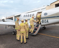 Integração de forças: Corpo de Bombeiros do Paraná manda nova equipe para o Pantanal