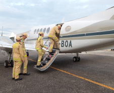 Integração de forças: Corpo de Bombeiros do Paraná manda nova equipe para o Pantanal
