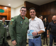  Governador destaca modernização de aeronaves do Paraná em encontro nacional de aviação