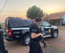 PCPR prende 14 integrantes de uma organização criminosa envolvida em tráfico de drogas e comércio ilegal de armas de fogo no Oeste do Estado