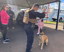 Polícia Penal expõe ações de custódia e reinserção social de apenados na ExpoGoio 2024
