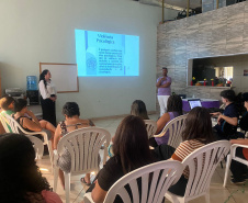 Polícia Penal do Paraná realiza ações em prol da campanha Agosto Lilás