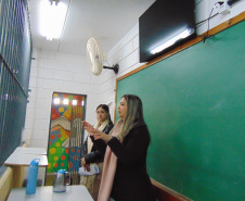 Polícia Penal do Paraná realiza ações em prol da campanha Agosto Lilás
