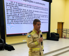 Corpo de Bombeiros capacita 190 servidores para atuar com finanças e licitações públicas