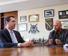 Secretário recebe defensor público-geral do Paraná