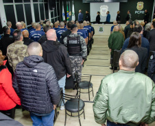 7º Curso de Operações Policiais da PCPR reúne agentes de quatro regiões do País