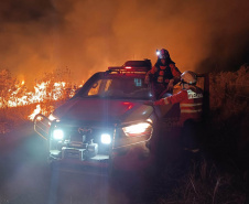 Retorno da segunda equipe de bombeiros militares encerra missão paranaense no Pantanal
