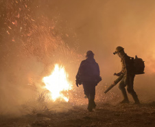 Retorno da segunda equipe de bombeiros militares encerra missão paranaense no Pantanal