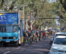 Passeio Ciclístico da Polícia Militar do Paraná atrai mais de 600 participantes