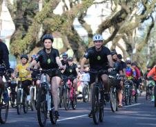 Passeio Ciclístico da Polícia Militar do Paraná atrai mais de 600 participantes
