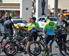 Passeio Ciclístico da Polícia Militar do Paraná atrai mais de 600 participantes