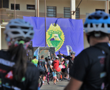 Passeio Ciclístico da Polícia Militar do Paraná atrai mais de 600 participantes