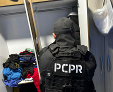 PCPR cumpre oito mandados contra envolvidos em roubos de cargas em Matinhos e Ibaiti