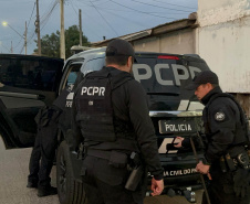 PCPR cumpre oito mandados contra envolvidos em roubos de cargas em Matinhos e Ibaiti