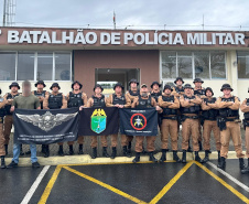 Patrulha Costeira da PMPR recebe curso de instrução de mergulho