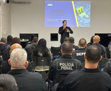 Polícia Penal do Paraná promove palestra sobre preservação de provas em locais de crime em parceria com Ministério Público