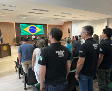 Profissionais da PCPR que atuam no Sudoeste recebem a Medalha do Serviço Policial