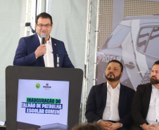 Governador inaugura sede do Batalhão de Patrulha Escolar e entrega 52 viaturas da Rotam