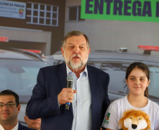 Governador inaugura sede do Batalhão de Patrulha Escolar e entrega 52 viaturas da Rotam