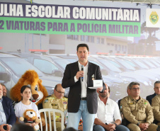 Governador inaugura sede do Batalhão de Patrulha Escolar e entrega 52 viaturas da Rotam