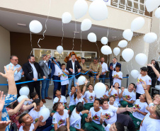 Governador inaugura sede do Batalhão de Patrulha Escolar e entrega 52 viaturas da Rotam