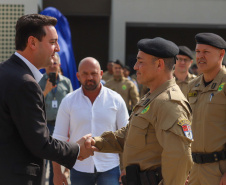 Governador inaugura sede do Batalhão de Patrulha Escolar e entrega 52 viaturas da Rotam