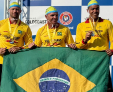 Bombeiro conquista medalha inédita ao Paraná no Mundial de Salvamento Aquático