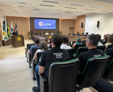 Profissionais da PCPR que atuam no Sudoeste recebem a Medalha do Serviço Policial