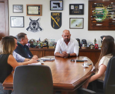 SESP recebe visita de representantes do Consulado dos EUA