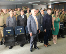 Solenidade militar marca passagem de função de Corregedor-Geral da PMPR