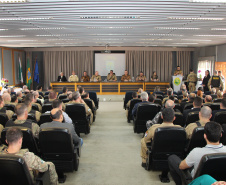 Solenidade militar marca passagem de função de Corregedor-Geral da PMPR