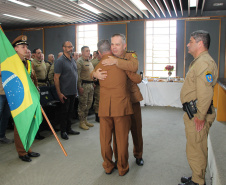 Solenidade militar marca passagem de função de Corregedor-Geral da PMPR