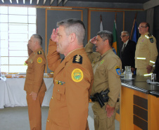 Solenidade militar marca passagem de função de Corregedor-Geral da PMPR