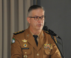 Solenidade militar marca passagem de função de Corregedor-Geral da PMPR