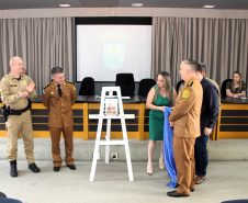 Solenidade militar marca passagem de função de Corregedor-Geral da PMPR
