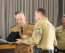Solenidade militar marca passagem de função de Corregedor-Geral da PMPR