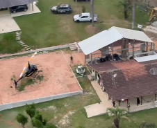 Operação da PCPR contra o tráfico de drogas prende 10 e apreende dois helicópteros