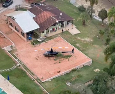 Operação da PCPR contra o tráfico de drogas prende 10 e apreende dois helicópteros