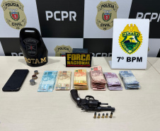 PCPR, PMPR e Força Nacional prendem dois homens e apreende três adolescente durante operação em em Cruzeiro do Oeste