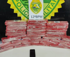 PMPR prende casal na rodoviária de Curitiba com 35 kg de maconha em malas