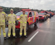 Rio Grande do Sul homenageia bombeiros do Paraná no Feriado Farroupilha