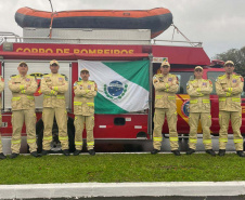 Rio Grande do Sul homenageia bombeiros do Paraná no Feriado Farroupilha