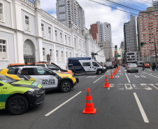 PMPR participa de simulado de crise em shopping de Curitiba