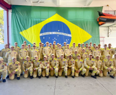 Corpo de Bombeiros forma 42 novos integrantes para força-tarefa que atua em desastres