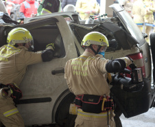 Equipe do Corpo de Bombeiros de Cascavel vence desafio estadual de salvamento veicular